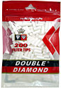 Double Diamond Filter Tips - 100ct Bag