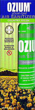OZIUM GLYCOL-IZED AIR SANITIZER COUNTRY FRESH 0.8OZ