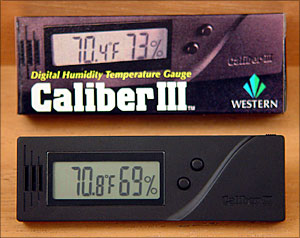 Caliber III Digital Hygrometer