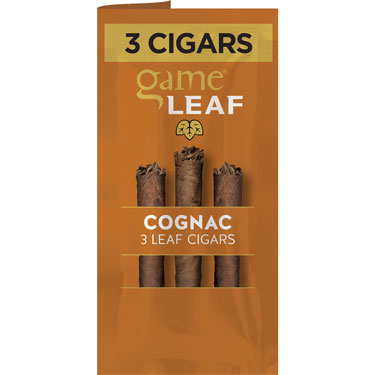 Game Leaf Cigarillos Cognac 10 Packs of 3
