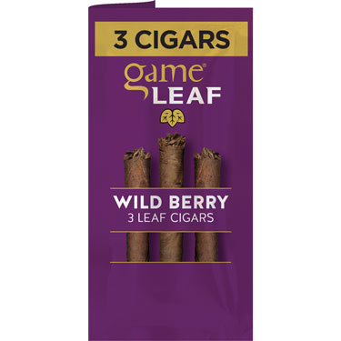 Game Leaf Cigarillos Wild Berry 10 Packs of 3
