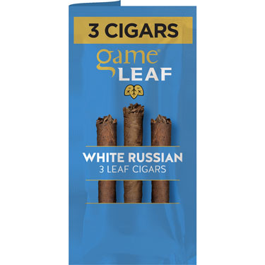 Game Leaf Cigarillos White Russian 10 Packs of 3