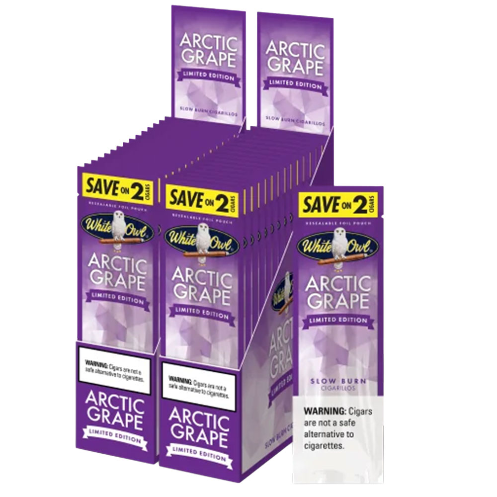 White Owl Cigarillos Arctic Grape 30ct