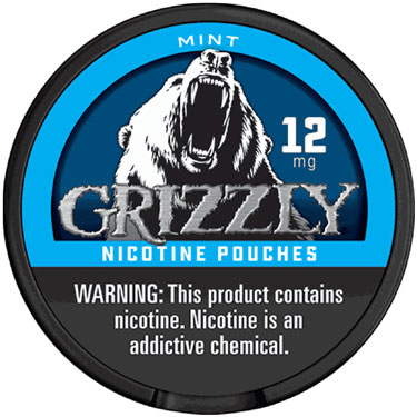 Grizzly Nicotine Pouches Mint 12mg 5ct