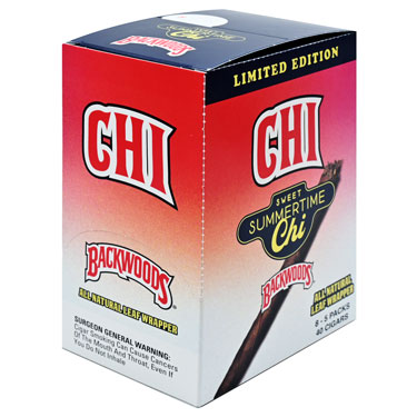 Backwoods Cigars Sweet Summertime Chicago 8 Packs of 5