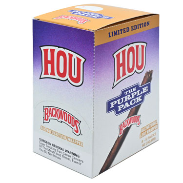 Backwoods Cigars Purple Pack Houston 8 Packs of 5