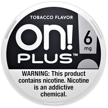 ON Plus Nicotine Pouches Tobacco 6mg 5ct