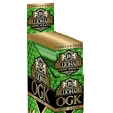 Billionaire Hemp Wraps OGK 25 Packs of 2