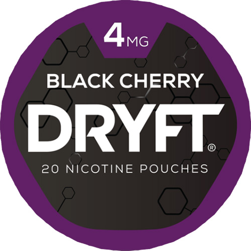 DRYFT Nicotine Pouches Black Cherry 4mg 5ct