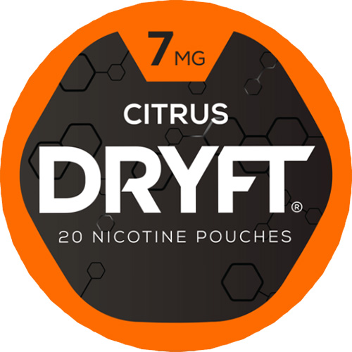 DRYFT Nicotine Pouches Citrus 7mg 5ct