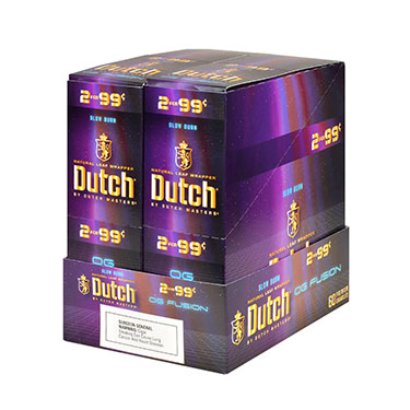 Dutch Masters Cigarillos OG Fusion 2 For 1.29 30ct Box