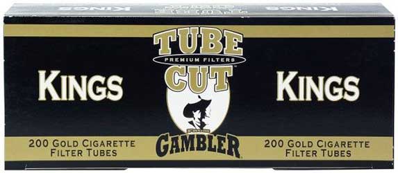 Gambler Tube Cut Cigarette Tubes Light 200ct