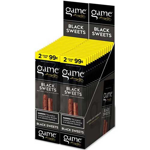 Game Cigarillos Black Sweets 30ct