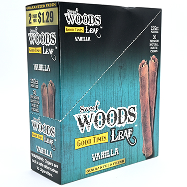 Good Times Sweet Woods Leaf Vanilla 15ct