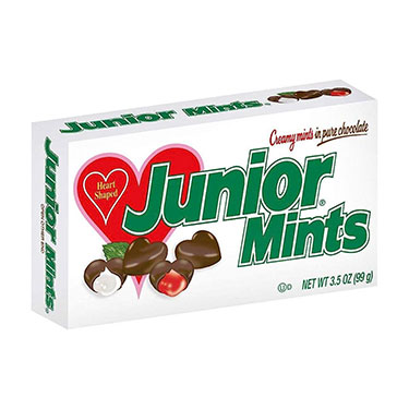 Junior Mints Valentines Hearts 3.5oz Box