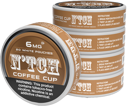 N TCH Nicotine Pouches Coffee Cup 6mg 5ct