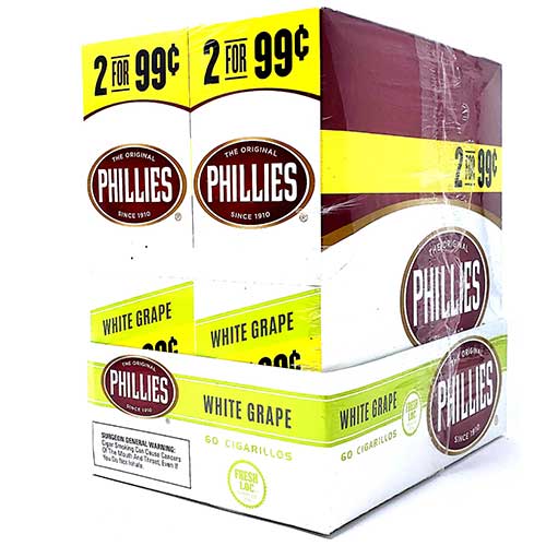Phillies Cigarillos White Grape 30ct