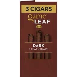 Game Leaf Cigarillos Dark 10 Packs of 3 Pre Priced