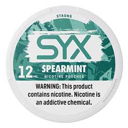 SYX Nicotine Pouches Spearmint 12mg 5ct