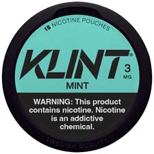 KLINT Nicotine Pouches Mint 3mg 5ct