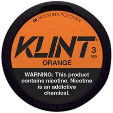 KLINT Nicotine Pouches Orange 3mg 5ct