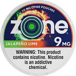 Zone Nicotine Pouches Jalapeno Lime 9mg 5ct