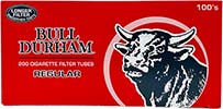 Bull Durham Cigarette Tubes Regular 100 200ct