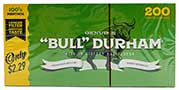 Bull Durham PP Cigarette Tubes Menthol 100s 200ct