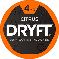 DRYFT Nicotine Pouches Citrus 4mg 5ct