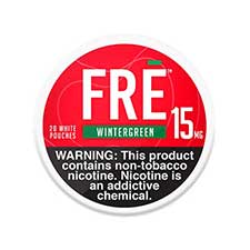 FRE Nicotine Pouches Wintergreen 15mg 5ct