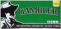 Gambler Menthol 100 Cigarette Tubes 200ct