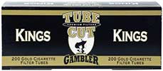 Gambler Tube Cut Cigarette Tubes Light 200ct