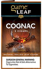 Game Leaf Cigarillos Cognac 8 5pks