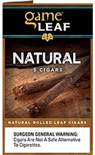 Game Leaf Cigarillos Natural 8 5pks
