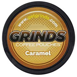 Grinds Coffee Pouches Caramel 10 Cans