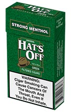 Hats Off Filtered Cigars Green