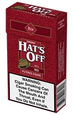 Hats Off Filtered Cigars Red