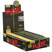 RAW Black 1.25 Rolling Papers 24ct Box