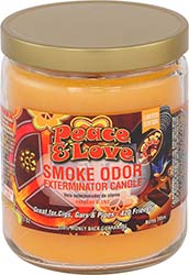 Smoke Odor Exterminator Candle Peace and Love