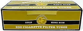 Smoker Friendly Cigarette Tubes Gold King Size 200ct