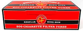 Smoker Friendly Cigarette Tubes Red King Size 200ct