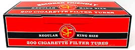 Smoker Friendly Cigarette Tubes Red King Size 200ct