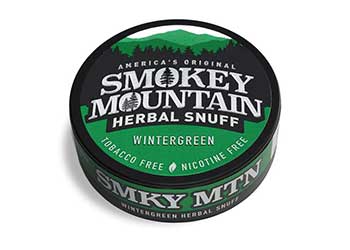 Smokey Mountain Herbal Snuff Wintergreen 10ct