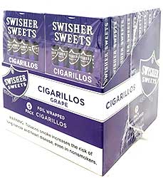 Swisher Sweets Cigarillos Grape 20 5pks