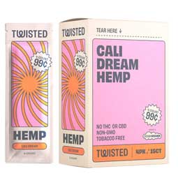 Twisted Hemp California Dream Wraps 15ct