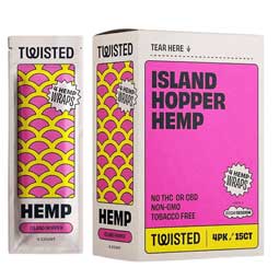 Twisted Hemp Island Hopper Wraps 60ct