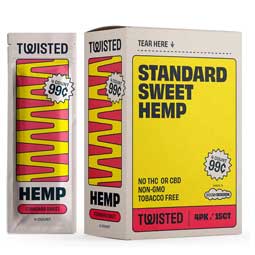 Twisted Hemp Sweet Wraps 15ct
