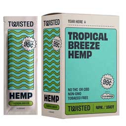 Twisted Hemp Tropical Breeze Wraps 15ct