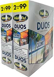 White Owl Cigarillos Duos Coconut and Rum 30ct