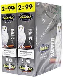 White Owl Cigarillos Silver 30ct